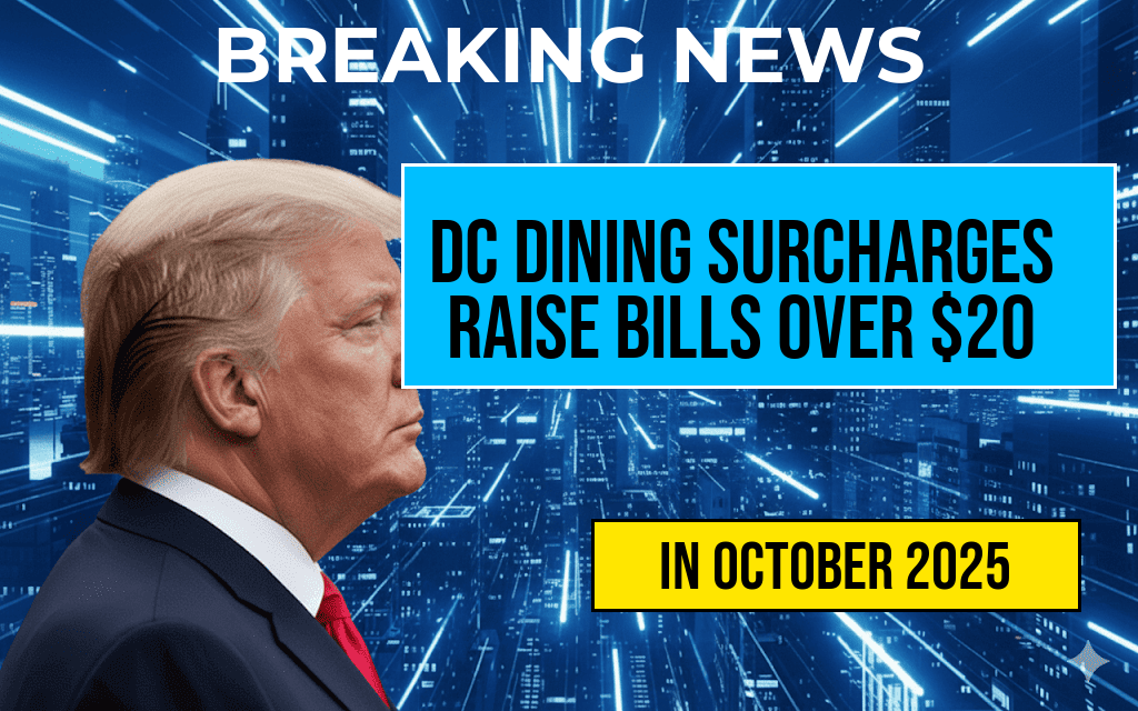 DC Dining Surcharges Increase Checks by Over $20: How Wage Regulations Impact Your Bill