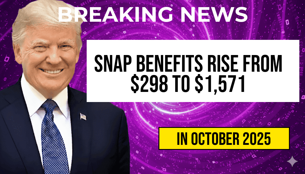 SNAP Benefit for One Is $298: How Payments Increase from $298 to $1,571 Based on Family Size