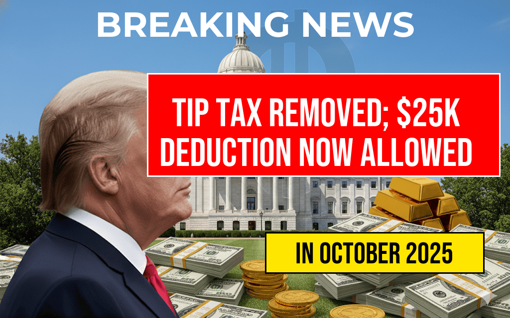 Tax on Tips Eliminated: $25,000 Deduction Now Possible for Golf Caddies, DJs, and More